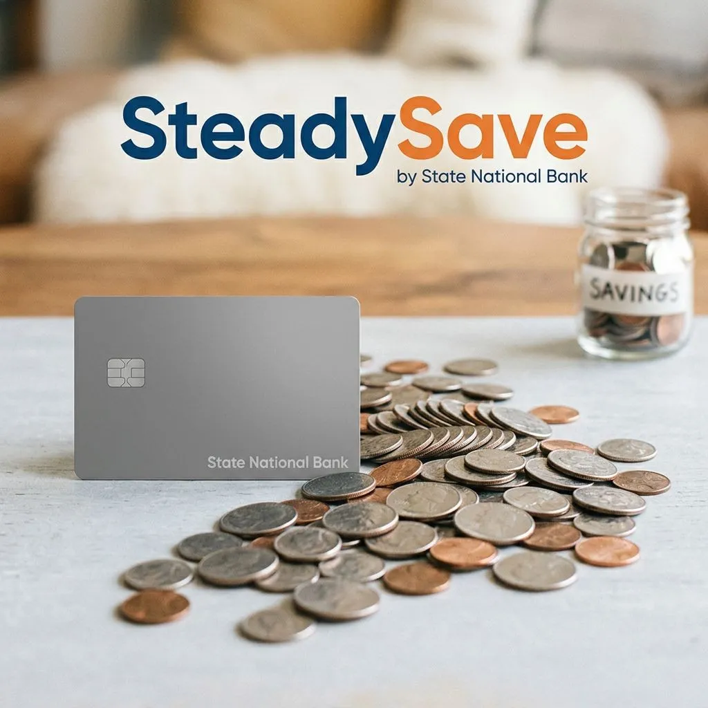 SteadySave by State National Bank logo