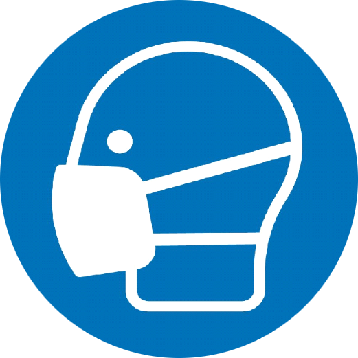 An icon of a person wearing a mask